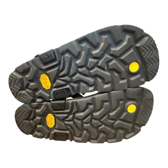 Luna Mono Winged Black Sandal Women size 7.5 - Picture 5 of 5